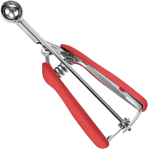 Miniatura 18 de HOMURE H Large Cookie Scoop 8 Tablespoon, 4 oz Ice Cream Scoop with Trigger, #8 Portion Scoop, Muffin Scoop, 18/8 Stainless Steel, Comfortable Grip
