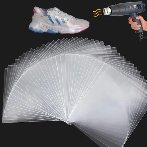 AOUKAR Bolsas retráctiles, 200 unidades de 8 x 12 pulgadas de PVC transparente para zapatos, bombas de baño, película DVD/CD, regalo, velas, tarros,