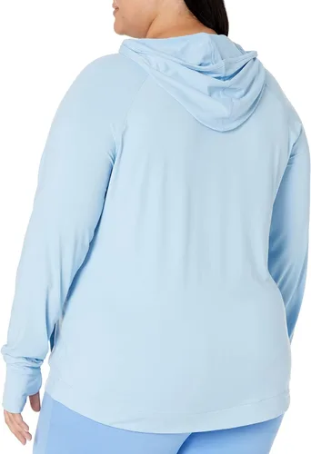 Miniatura 6 de Tienda Essentials Sudadera con capucha para mujer Brushed Tech Stretch Popover (disponible en tallas extragrandes)