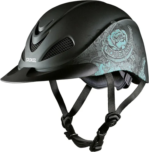 Miniatura 7 de Troxel Rebel Bold - Casco de equitación, perfil bajo, ligero, diseño ajustable, equipo de equitación de seguridad Atrapa sueños