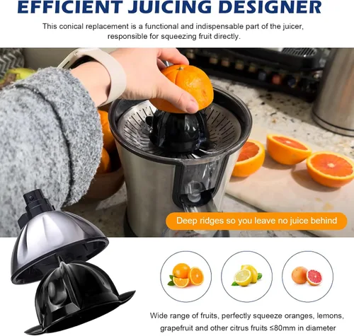 Miniatura 5 de Piezas de repuesto para exprimidor de cítricos Eurolux, piezas de exprimidor de jugo de limón de naranja, exprimidor de cono