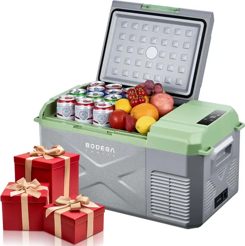 Miniatura 16 de BODEGACOOLER Refrigerador de 12 voltios para automóvil, enfriador eléctrico, congelador portátil con control por aplicación, capacidad de 32 cuartos
