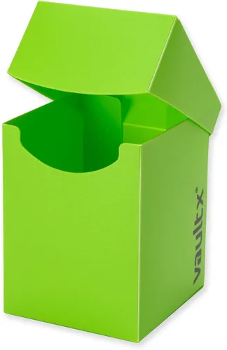 Miniatura 6 de Caja de almacenamiento para cartas Vault X y 150 fundas negras para cartas, se ajusta a más de 100 cartas con funda, tamaño grande estándar, caja