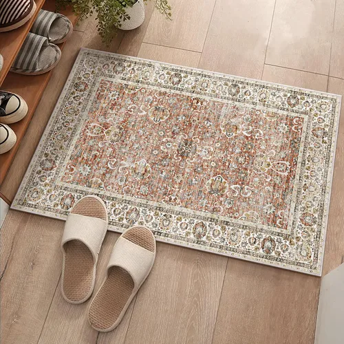 Miniatura 56 de Alfombras de área de 5 x 8 pies para dormitorio, alfombra lavable de 5 x 8, alfombra vintage grande, antideslizante, alfombra bohemia para sala