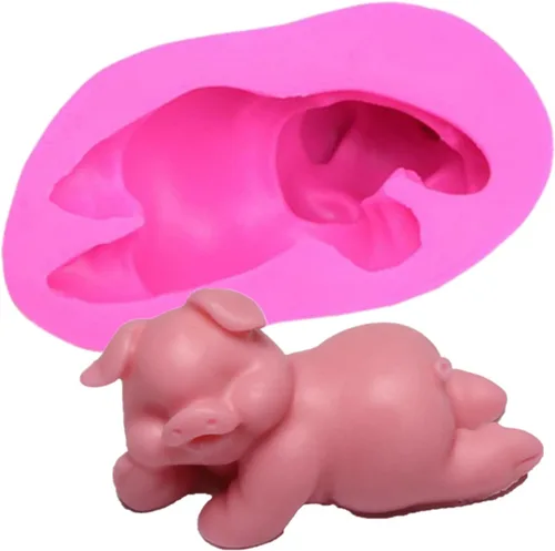 Miniatura 11 de Mini Molde de Jabón de Conejo Lindo de Silicona Molde para Fondant Chocolate Dulces Decoración de Pasteles Moldes de Velas de Silicona Yeso Arcilla