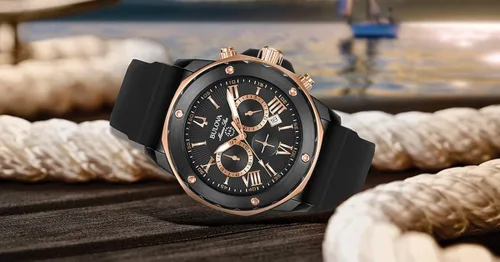 Miniatura 3 de Swatch Correa de goma de cuarzo suizo negro reloj casual 16 modelo SS07G102