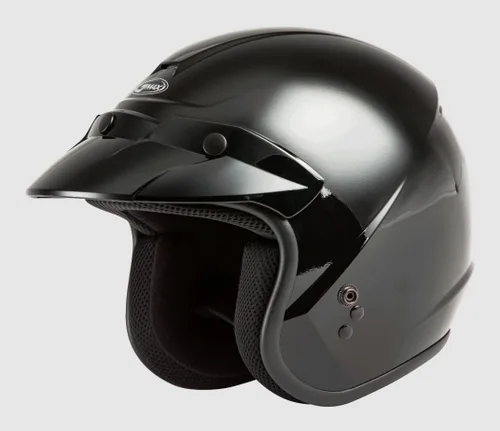 GMAX OF-2 DOT - Casco abierto aprobado por DOT, tamaños para adultos y jóvenes, motocicleta, ATV, UTV Verde