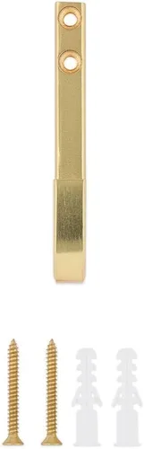 Miniatura 6 de National Hardware N337-917 Gancho moderno de caña, 4", oro cepillado