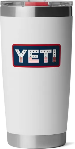 Miniatura 18 de YETI Rambler - Vaso de acero inoxidable con aislamiento al vacío de 20 onzas con tapa MagSlider Todo acero inoxidable