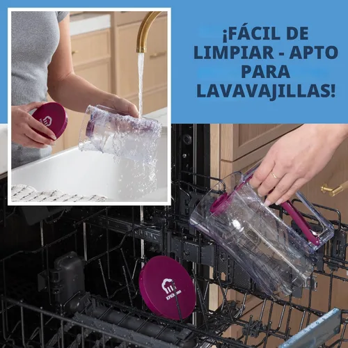 Miniatura 4 de Dispensador de masa para panqueques y pastelitos, herramienta ideal para hornear tortas, pastelitos, waffles, panecillos, crepes o cualquier comida