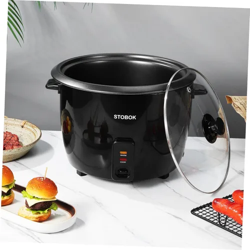 Miniatura 5 de Arrocera eléctrica multifuncional para guisos de papilla de arroz, electrodomésticos con enchufe de EE. UU. y función automática de mantener