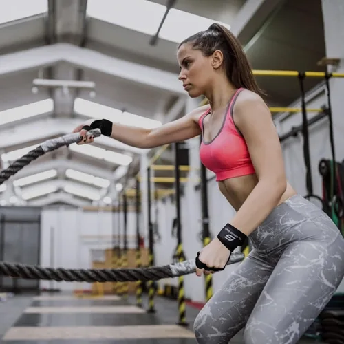 Miniatura 5 de Guantes de levantamiento de peso acolchados de neopreno Glaring Way para hombres y mujeres - Guantes de entrenamiento ventilados para atletas