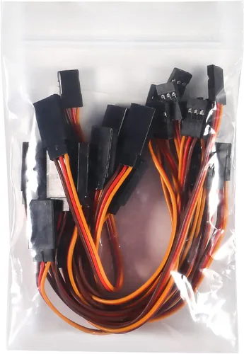 Miniatura 5 de Cable de extensión servo de 5.9 in, cable de extensión servo de 3 pines, cable de cable macho a hembra, cable de cable de servo control remoto RC