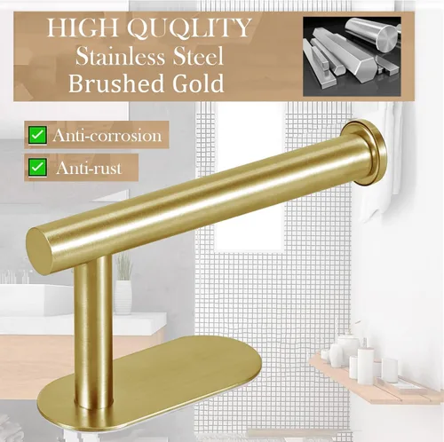 Miniatura 2 de JOPOFI Portapapel Higiénico - Portapapel Higiénico Autoadhesivo de Montaje en Pared para Baño, Acero Inoxidable SUS 304 Tira Adhesiva Portarrollo