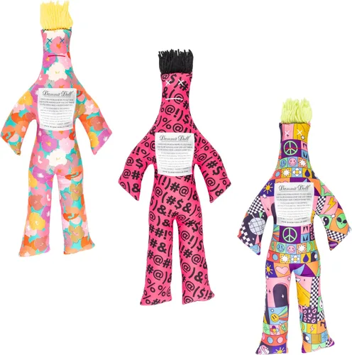 Miniatura 8 de Dammit Doll XL - Divertido regalo de broma para aliviar el estrés, color aleatorio, para aliviar la ira y la frustración, elefante blanco o muñeca