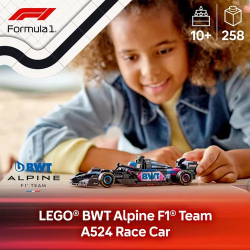 Miniatura 2 de LEGO Speed Champions BWT Alpine F1 Team A524 Auto de Carrera de Juguete - Juego de Construcción para Niños, Niños y Niñas, Edades 10+ - Auto