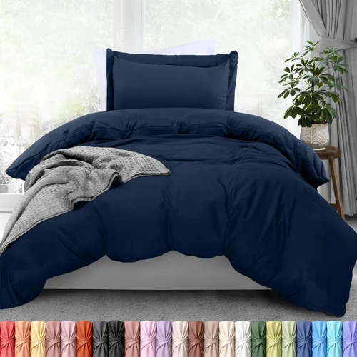 Miniatura 10 de Utopia Bedding Funda de edredón tamaño Queen – 1 funda de edredón con 2 fundas de almohada – Funda de edredón de 3 piezas con cierre de cremallera