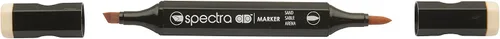 Miniatura 9 de AD Marker Chartpak Spectra, Tri-Nib y cepillo de doble punta, antiguo, 1 cada uno (S069AD)