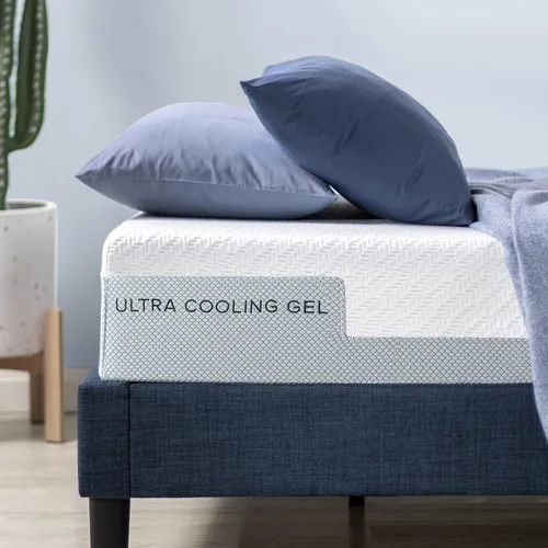 Miniatura 10 de ZINUS - Colchón de espuma viscoelástica de gel ultra refrescante de 8 pulgadas, funda de punto suave fresco al tacto, alivio de presión, certificado