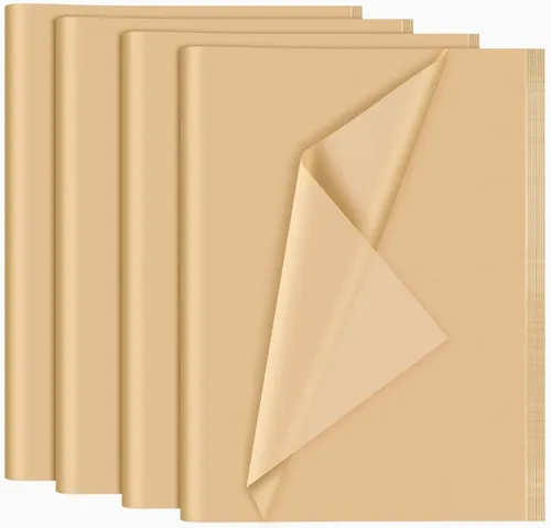 Miniatura 10 de NEBURORA 120 hojas de papel de seda marrón oscuro para envolver, 14 x 20 pulgadas - Papel de envolver marrón a granel para bolsas de regalo