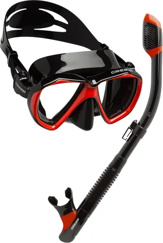 Miniatura 6 de Cressi Adult Snorkeling Kit: Mask + Snorkel, Dual Lens Mask Made of Soft Silicone: Perfect Seal Ranger & Tao