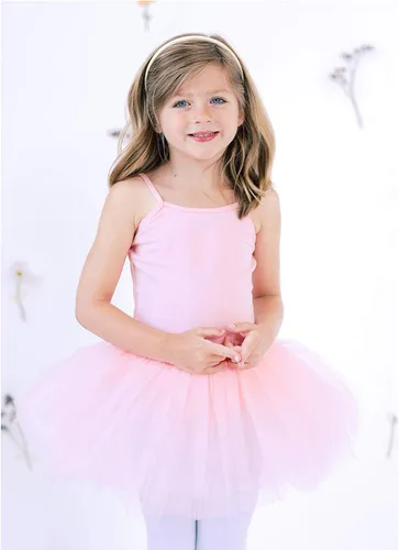Miniatura 3 de Stelle - Vestido de bailarina para niña, con leotardo, estilo canesú, para gimnasia o ballet (para niñas pequeñas y grandes)