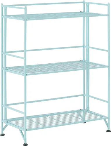 Miniatura 6 de Convenience Concepts Designs2Go - Estante para almacenamiento extra de 2 pisos, metal, plegable, Negro