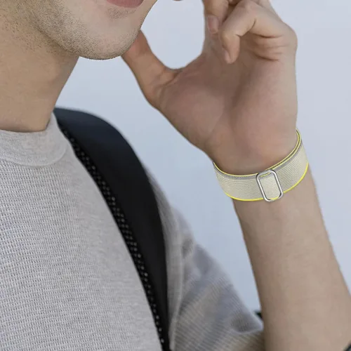 Miniatura 7 de Paquete de 5 bandas compatibles con Fitbit Versa 2 para mujeres/Versa Lite/SE, suave banda de nylon trenzada ajustable para un solo bucle