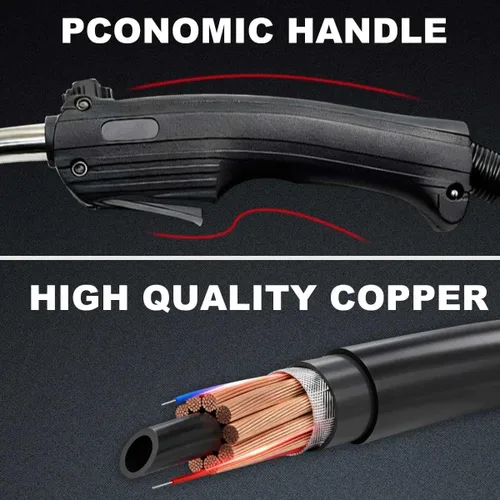 Miniatura 3 de Pistola de Soldadura MIG de Servicio Pesado 250A de 10 pies, Reemplazo para Lincoln Magnum PRO 250L K4530-2 K4530-1 K3081-1, Compatible con Soldador