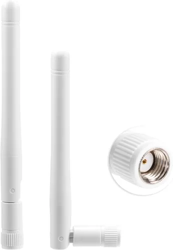 Miniatura 10 de Bingfu Dual Band WiFi 2.4GHz 5GHz 5.8GHz 3dBi MIMO RP-SMA Macho Antena Bluetooth (paquete de 2) para PC Computadora WiFi Router Tarjeta de red