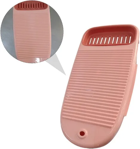 Miniatura 9 de Cabilock Lavadora portátil de plástico, tabla de lavar a mano, tabla de lavado antideslizante, tabla de lavado manual para herramientas de limpieza