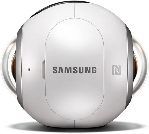 Miniatura 5 de Cámara alta resolución Samsung Gear 360 ° Real VR alta resolución (reparada certificada)., Versión estadounidense, Blanco