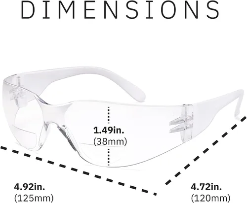 Miniatura 2 de Gafas de Seguridad de Lectura Bifocales Gamma Ray