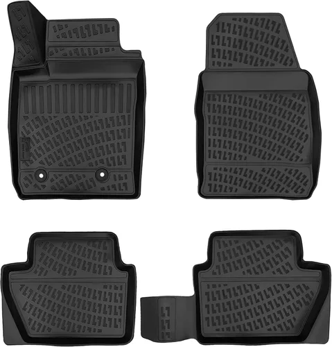 Miniatura 10 de RizLiner Ford Maverick 2022-2026 (sin modelos híbridos) Alfombrillas 3D de ajuste personalizado compatibles con Ford Maverick, tapetes de goma