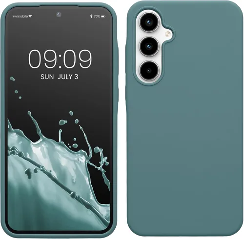 Miniatura 268 de kwmobile Funda Compatible con Samsung Galaxy A14 5G - Funda de teléfono de TPU y silicona con acabado suave - Verde Lima