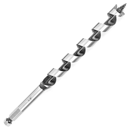 Miniatura 21 de Broca de taladro de 1-1/2 pulgadas x 9 pulgadas para madera, vástago hexagonal de 1-1/2 pulgadas, broca larga para madera suave y dura, plástico