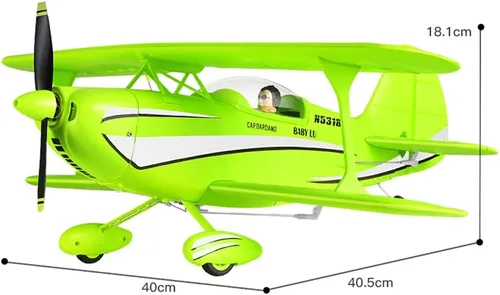 Miniatura 2 de Avión RC 4CH A310 Biplane RC para adultos principiantes 3D/6G 1504 Motor sin escobillas Avión de control remoto de espuma EPP 2.4G modelo de ala