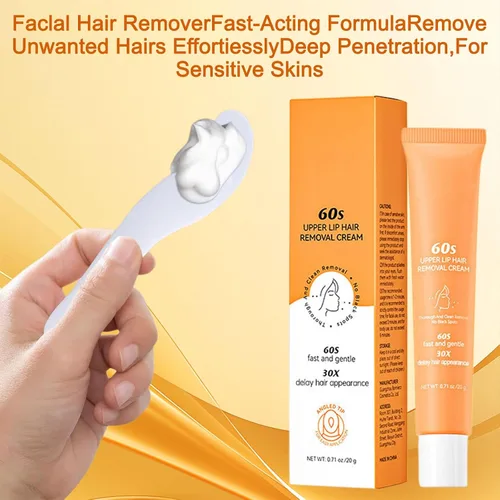 Miniatura 6 de Joy Pretty - Removedor de vello facial para piel sensible, Joy Cream depilación facial para mujeres, crema de depilación facial suave para mujeres