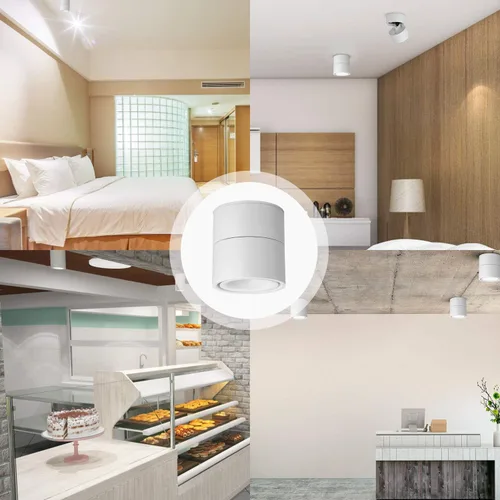 Miniatura 4 de Foco LED de Techo - Luz de Pared Downlight de Techo Ajustable 360° Iluminación LED COB Lámpara de Pared o Luz Puntual Blanco Frío 6000K / Blanco
