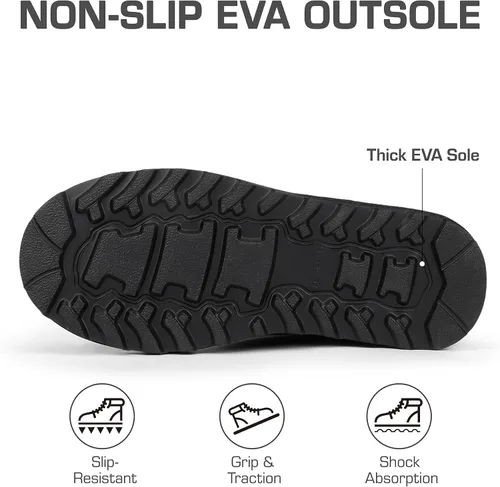 Miniatura 4 de DREAM PAIRS - Botas modernas para nieve de media caña para mujer