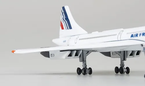 Miniatura 4 de ANTSIR Concorde - Modelo de avión fundido a presión, jet supersónico de metal a escala 1/400, réplica F-BVFB, regalo coleccionable para entusiastas