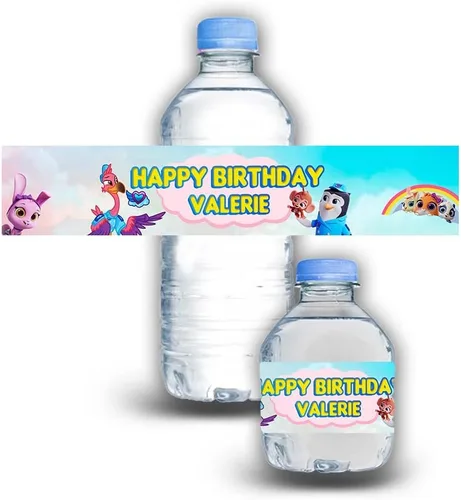 Miniatura 14 de Calcomanías impermeables para botellas de agua para niños, personalizables, paquete de 12 (coches)