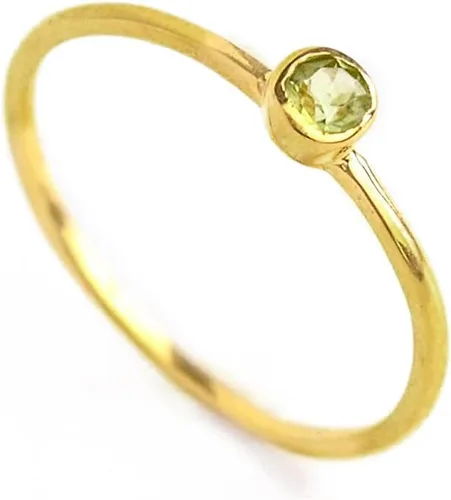 Miniatura 10 de Anillo pequeño de piedras preciosas apilable, banda de anillo delicada y delgada minimalista, anillo simple apilable de piedra natal
