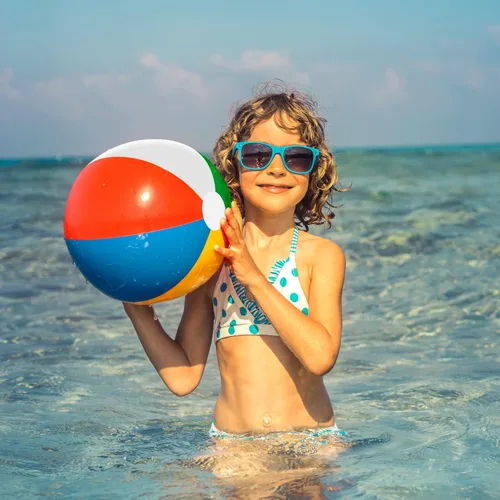 Miniatura 5 de FindUWill Paquete de 6 flotadores de piscina para niños, anillos de natación para piscina (paquete de 4) – 4 flotadores grandes inflables para playa
