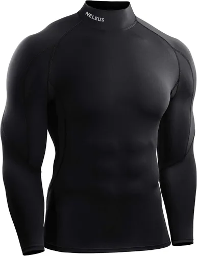 Miniatura 2 de NELEUS Men's 3 Pack Athletic Compression Shirt Running Shirts
