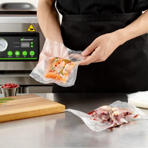 Miniatura 6 de Restaurantware Fresh Hero - Bolsas selladoras al vacío de 6 x 8 pulgadas, 100 bolsas de almacenamiento de alimentos – 3 mil de grosor de plástico