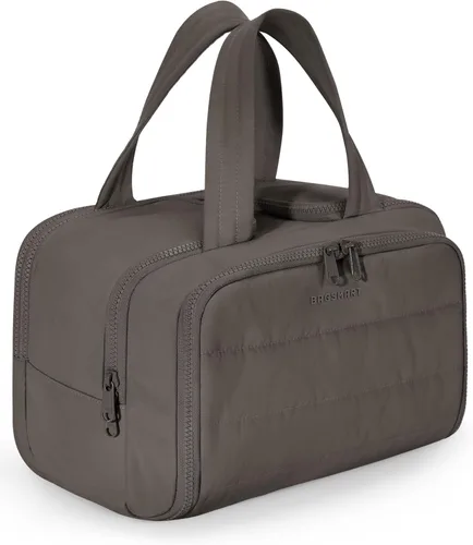 Miniatura 22 de BAGSMART Bolsa de Aseo de Viaje, Bolsa de Aseo Resistente para Mujeres, Bolsas de Aseo Ampliamente Abiertas y Esponjosas para Viajar, Organizador