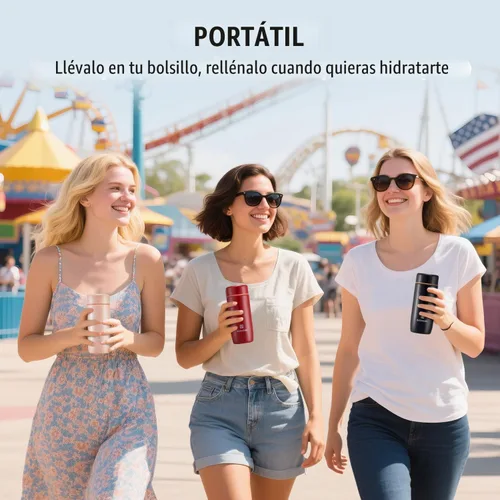 Miniatura 6 de Botella Térmica Pequeña Botella de Agua Aislada al Vacío Mini 200ml/6.8oz Botella de Agua de Acero Inoxidable Térmica para Bebidas Calientes y Frías