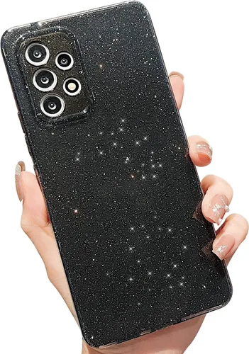 Miniatura 7 de MINSCOSE Funda compatible con Samsung Galaxy A14 5G, bonita funda delgada con purpurina fina, a prueba de golpes, de TPU para mujeres y niñas