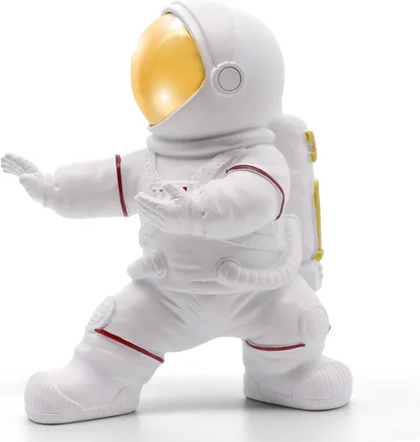 Miniatura 9 de Estatua de astronauta para decoración de escritorio y oficina, mini figuras espaciales para estantes, juegos y decoración de habitación de hombres